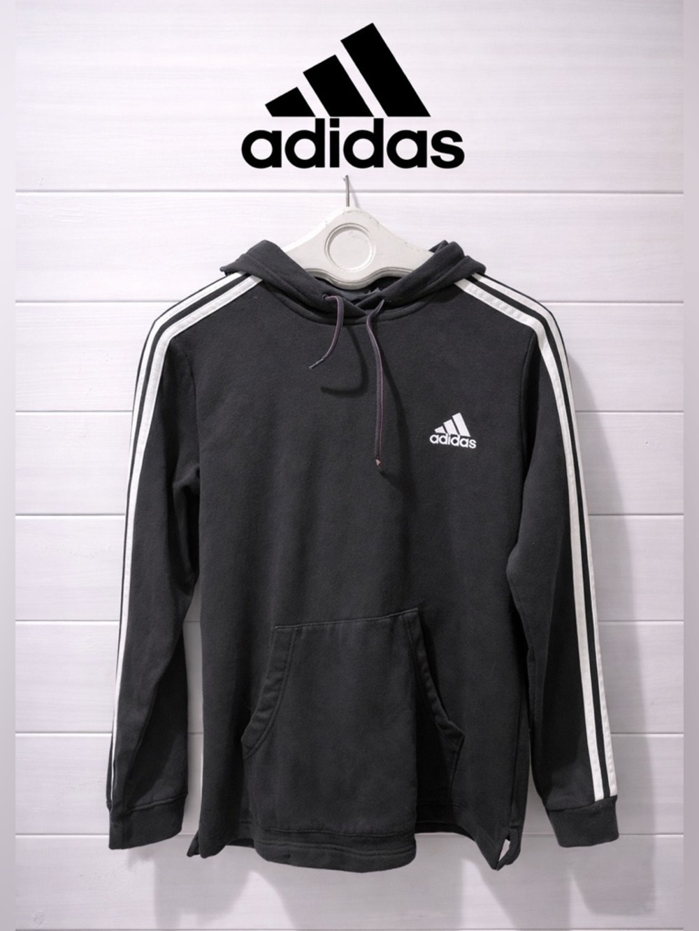 NWOT Adidas black hoodies size L
